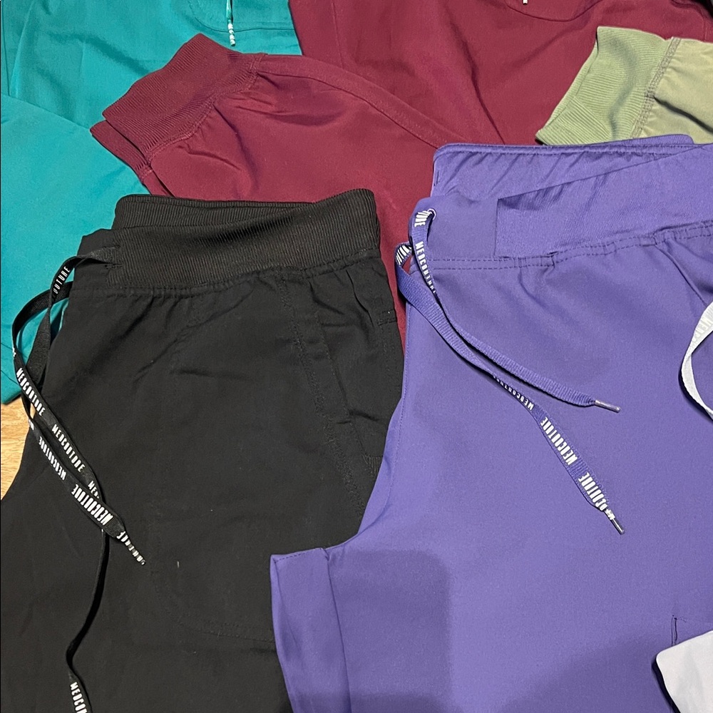 Med Couture Women's scrubs L bottoms/Med tops. 40 a set. $380 for all. - Picture 8 of 14